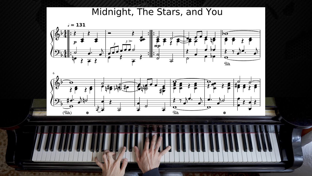 Midnight, the Stars and You | Piano with Sheet Music
