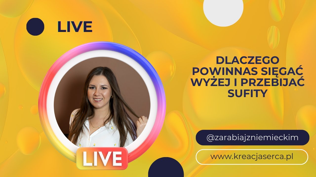 Solo live: Dlaczego warto przebijać sufity? Usługi High-Ticket w branży edukacyjnej