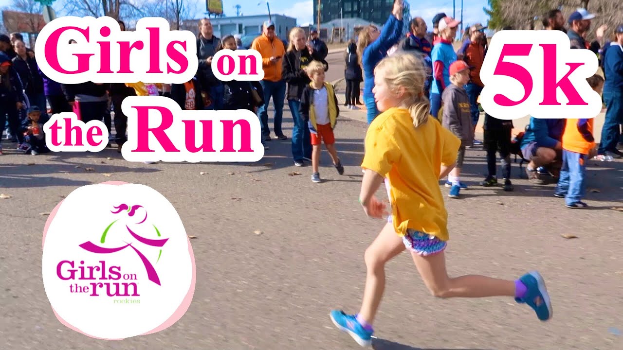 Лайла бежит 5 км с Girls On The Run of the Rockies