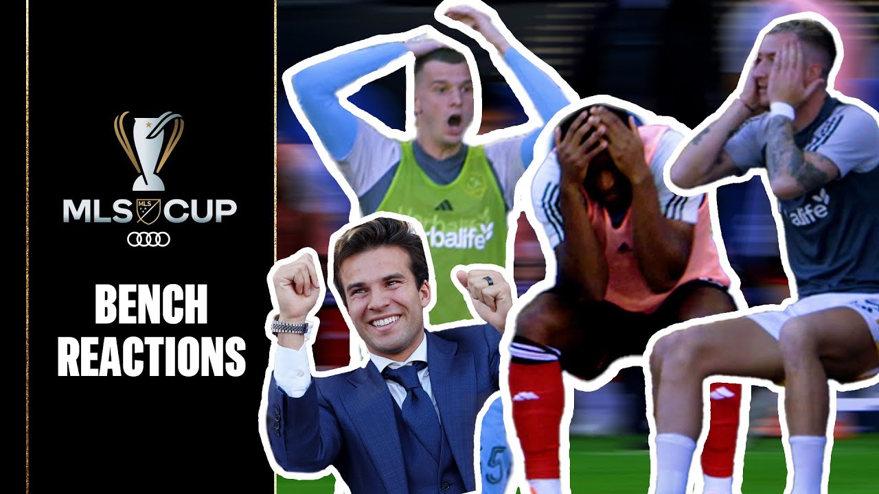 Bench Cam: Riqui Puig, Marco Reus, LA Galaxy & NY Red Bulls React to MLS Cup Drama!