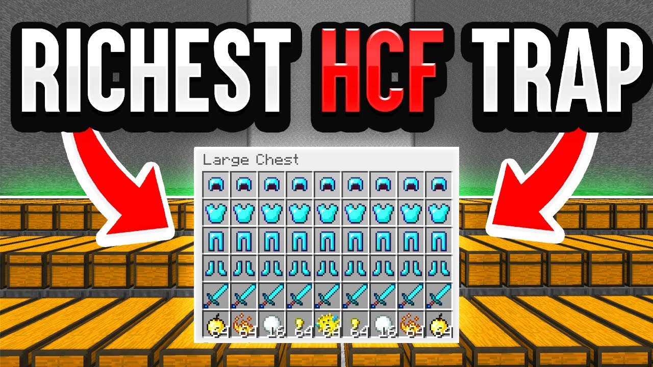 THE BEST FALL TRAP IN HCF HISTORY… *100 CHESTS OF LOOT*