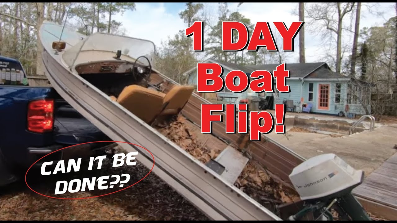 1 Day Boat Flip!! Can I Make $500 On My Day Off?