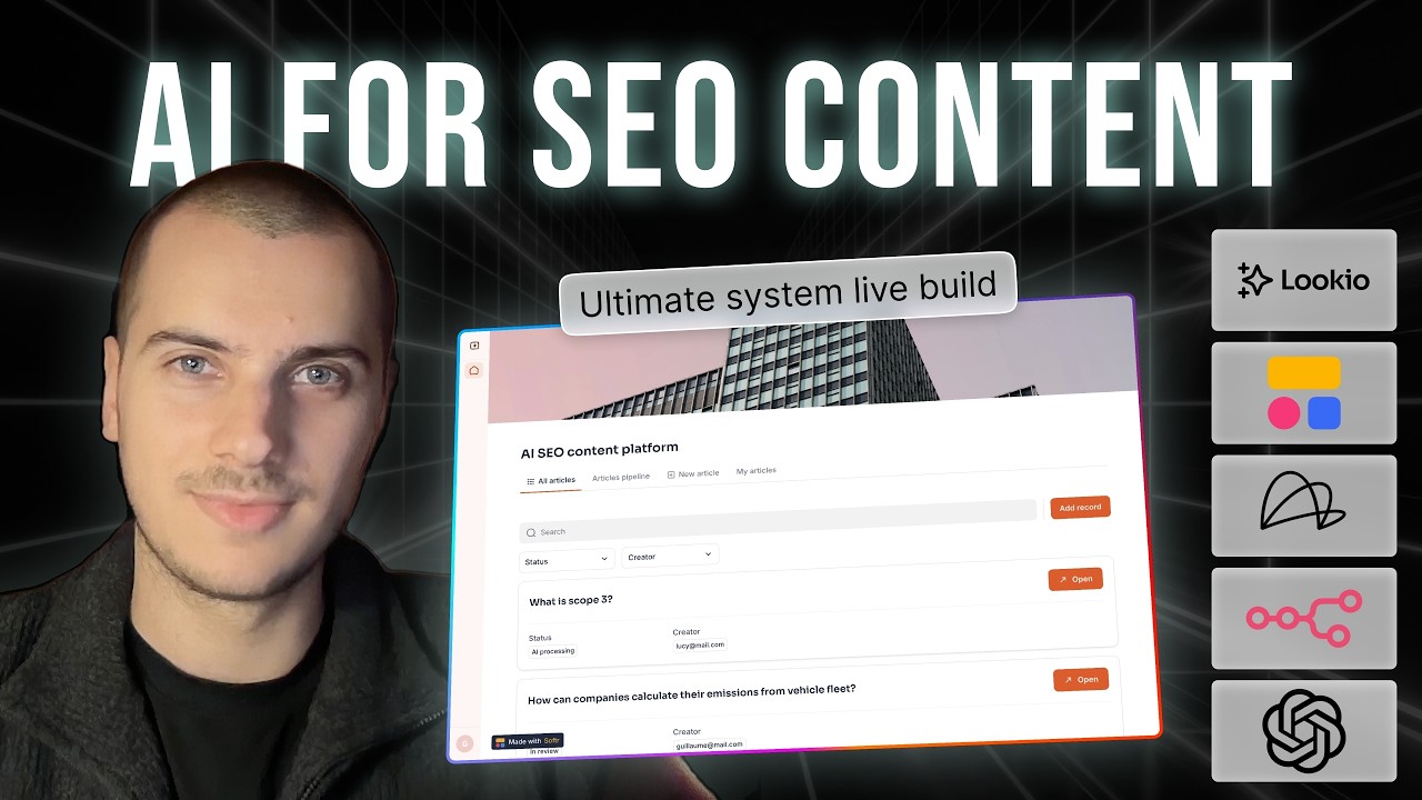 I Build an Insane AI SEO Content System (Steal My n8n + Lookio Template)