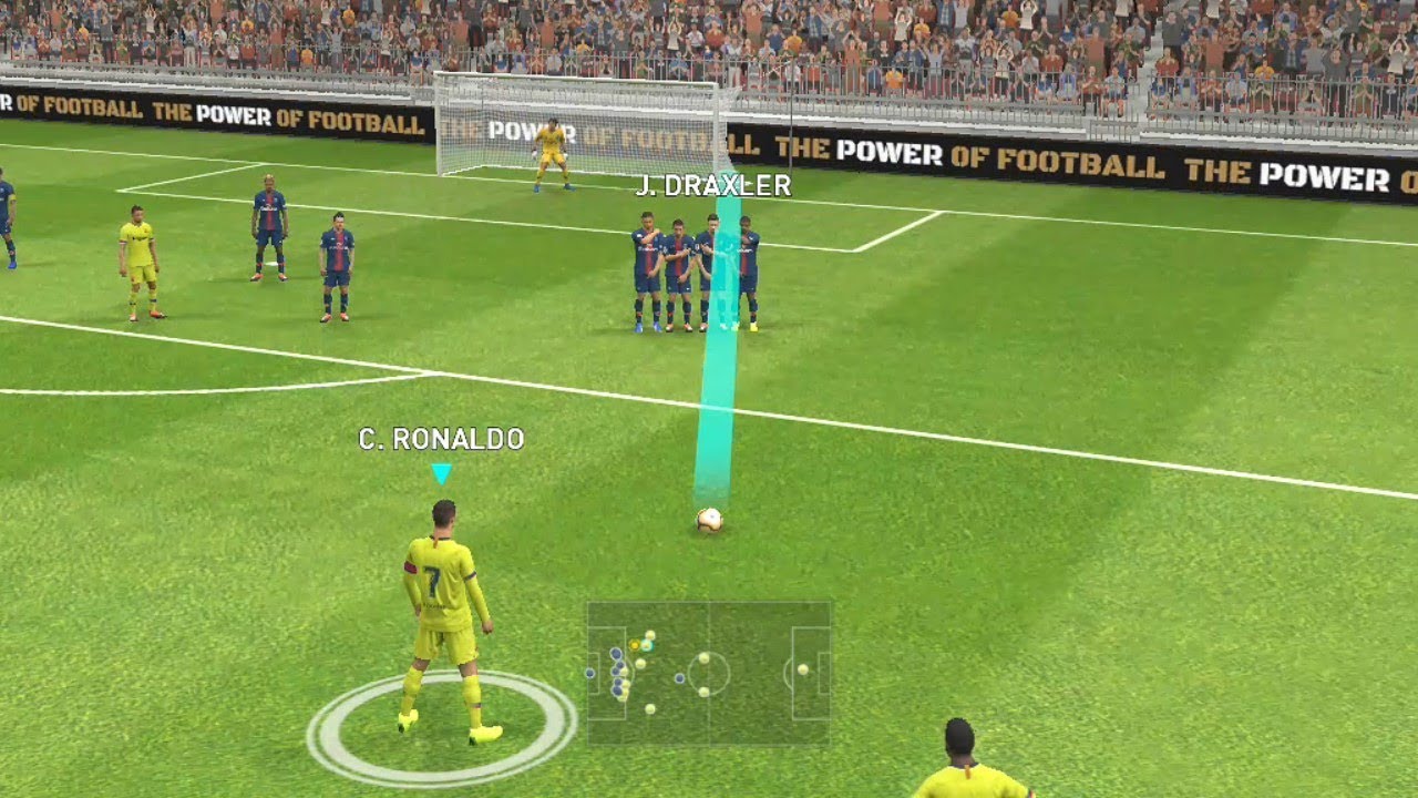 COMO FAZER GOL DE FALTA NESSE JOGO ??? - PES 2019 MOBILE #5