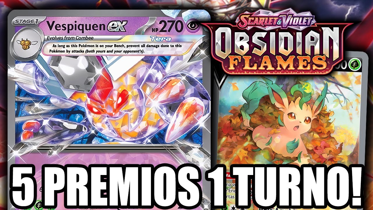 GANA en 1 TURNO con VESPIQUEN ex! El MEJOR SPREAD DECK! - [ LLAMAS OBSIDIANAS ][ POKEMON TCG LIVE ]