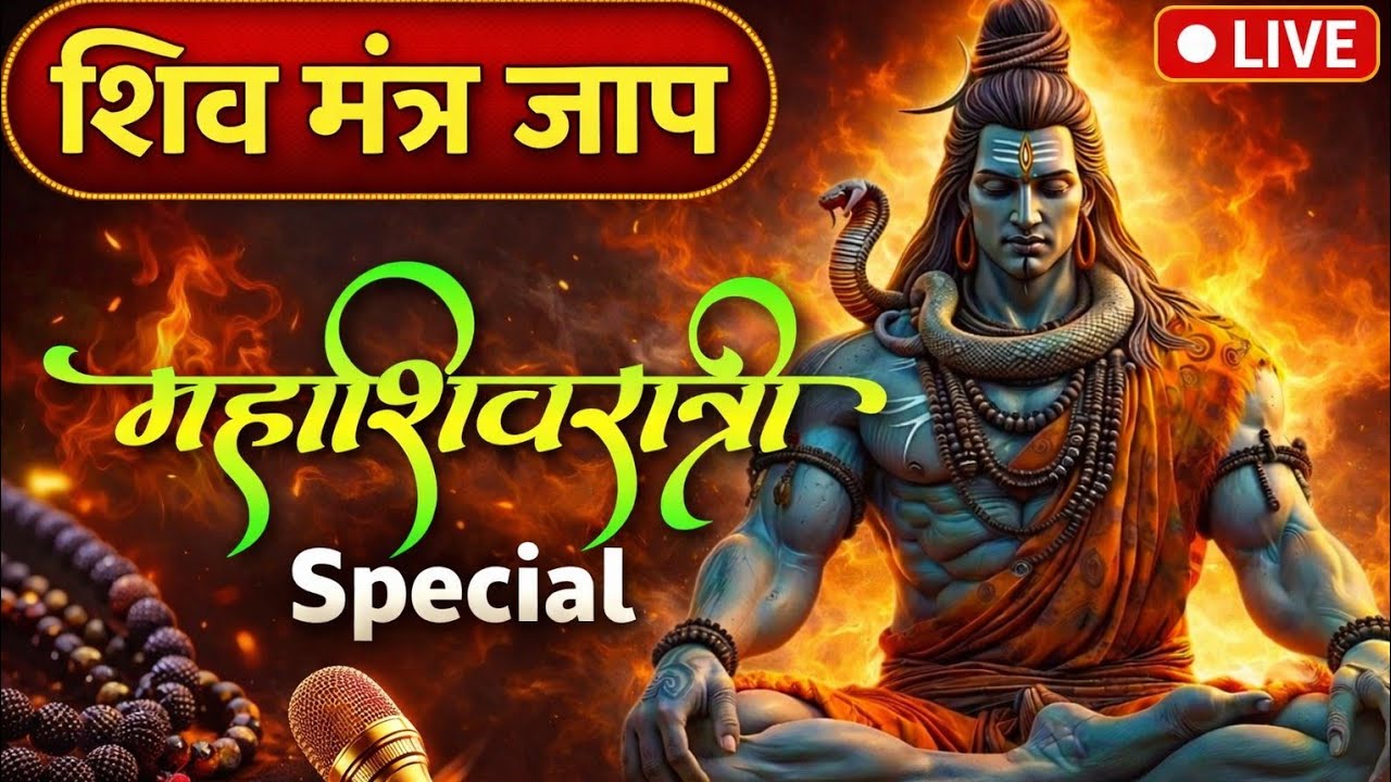महाशिवरात्रि 2026 स्पेशल 🔱 पूरी रात शिव भजन | Om Namah Shivaya 108 Times | Remove Negative Energy |