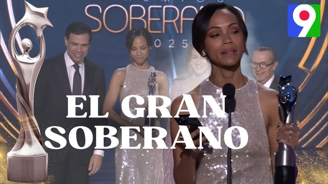 Zoé Saldaña recibe El Gran Soberano | Premios Soberano 2025
