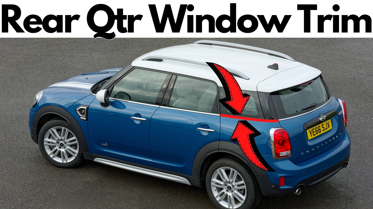 Замена молдинга заднего бокового окна | MINI Countryman 2017-2024