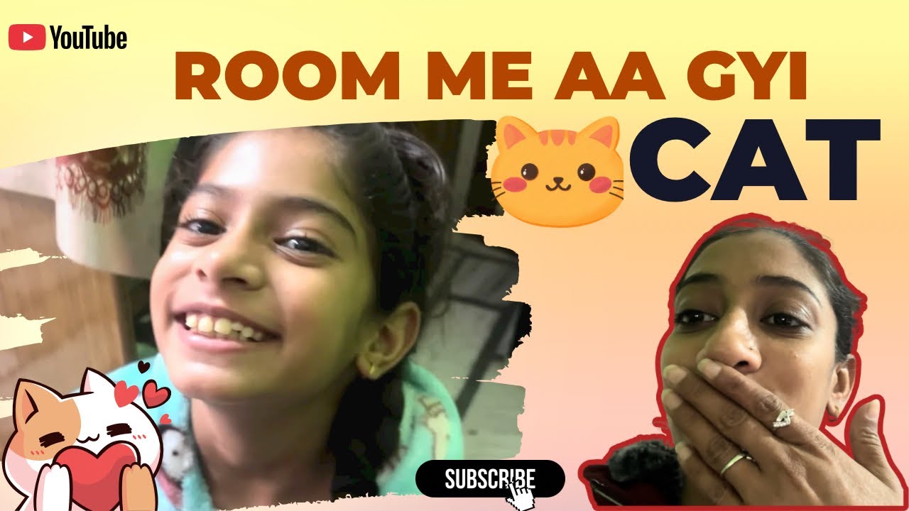 Room me aa gyi cat 🐱 #youtube #ytshorts #vlog 