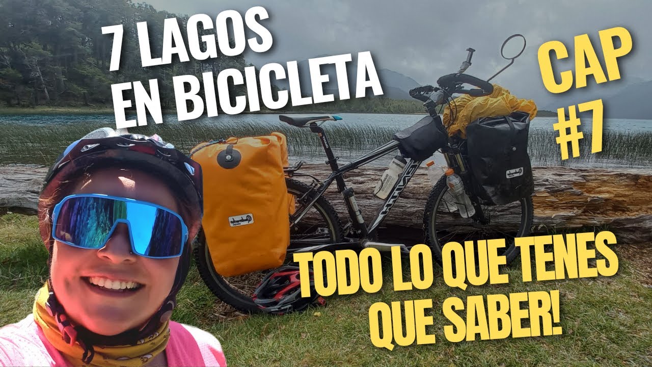 7 LAGOS en BICICLETA🚲 Cap 7 Acampe Libre! Nos agarra la LLUVIA ⛈