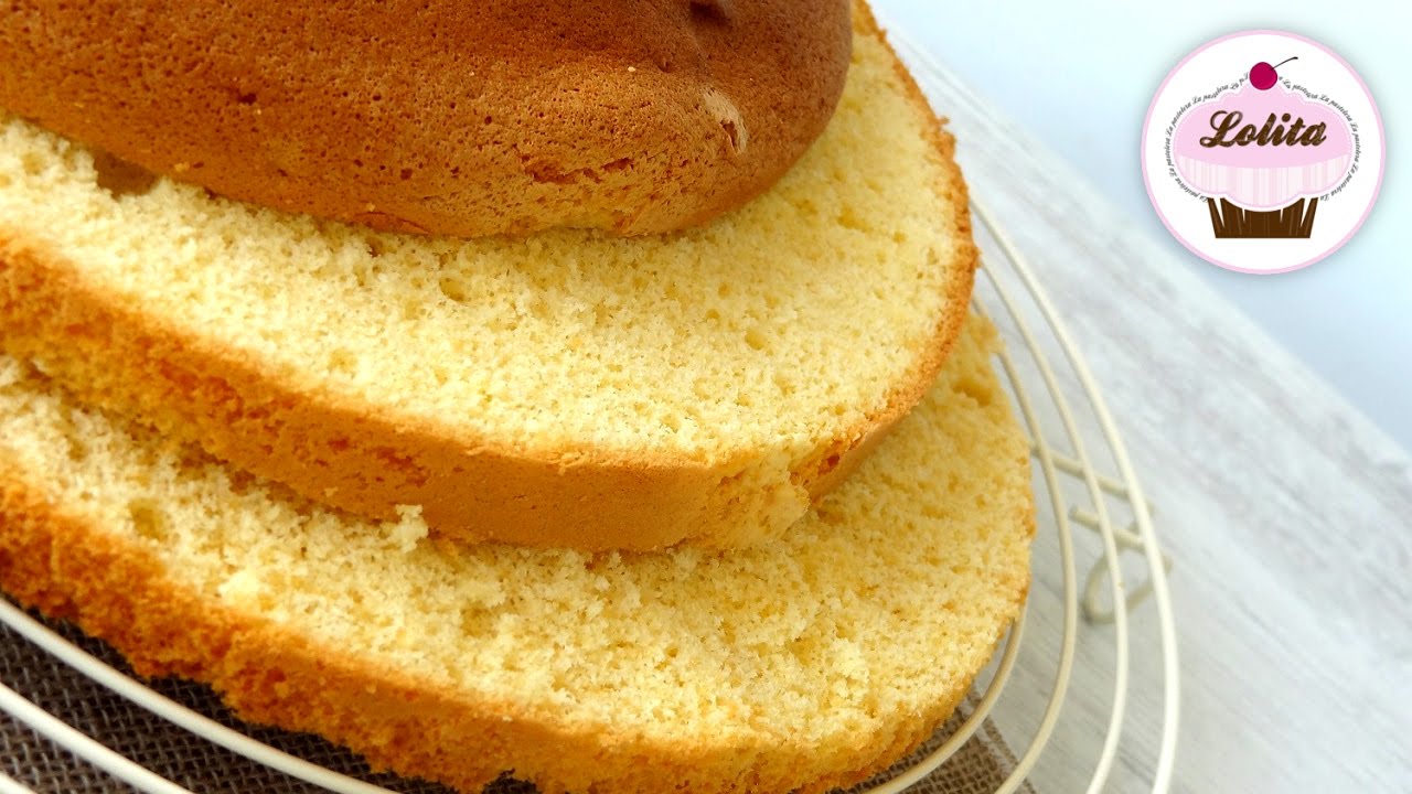 Receta de bizcocho Genovés | Bizcocho para tartas | Bizcocho base