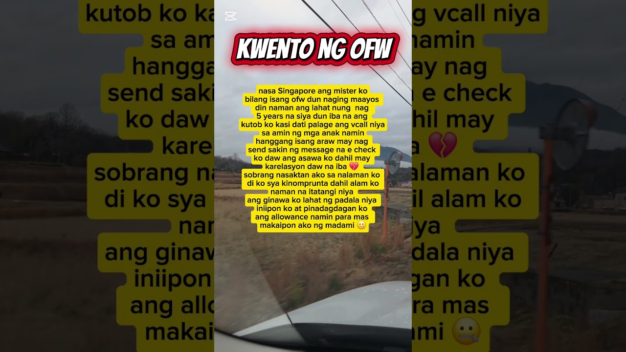 kwento ng isang ofw #ofw #ofwlife #story