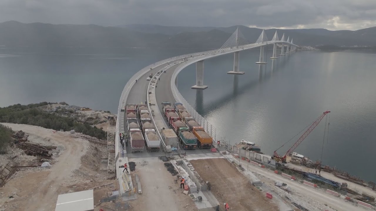 Testiranje Pelješkog mosta