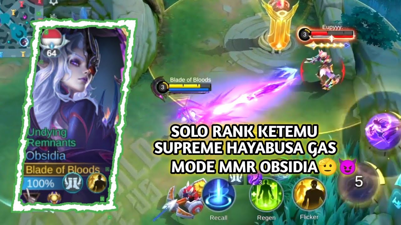 SOLO RANK AWAL SEASON KETEMU HAYABUSA SUPREME INDO😱🫡