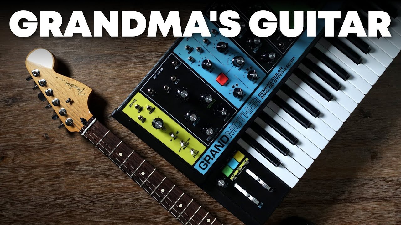Пропускаю гитару через синтезатор Moog Grandmother