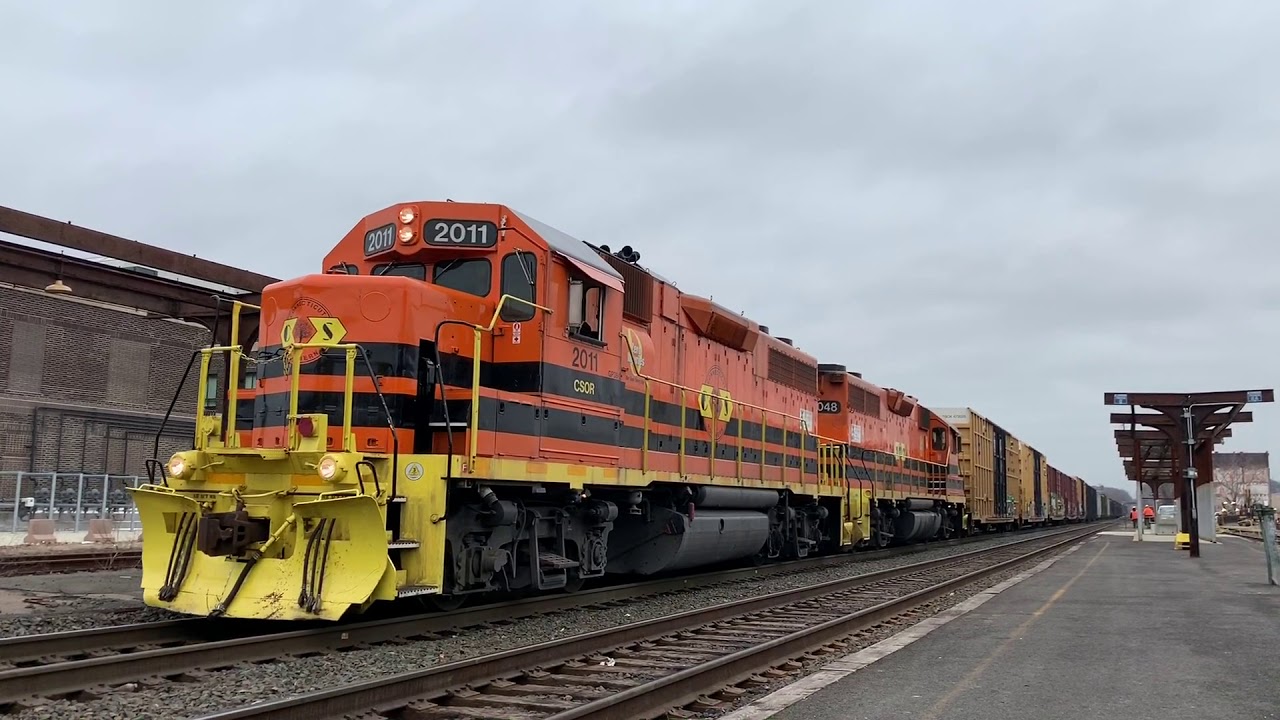 CSOR Locals @ Springfield, MA, with a CSOR/G&W GP38-2 and a NECR/G&W GP38-2