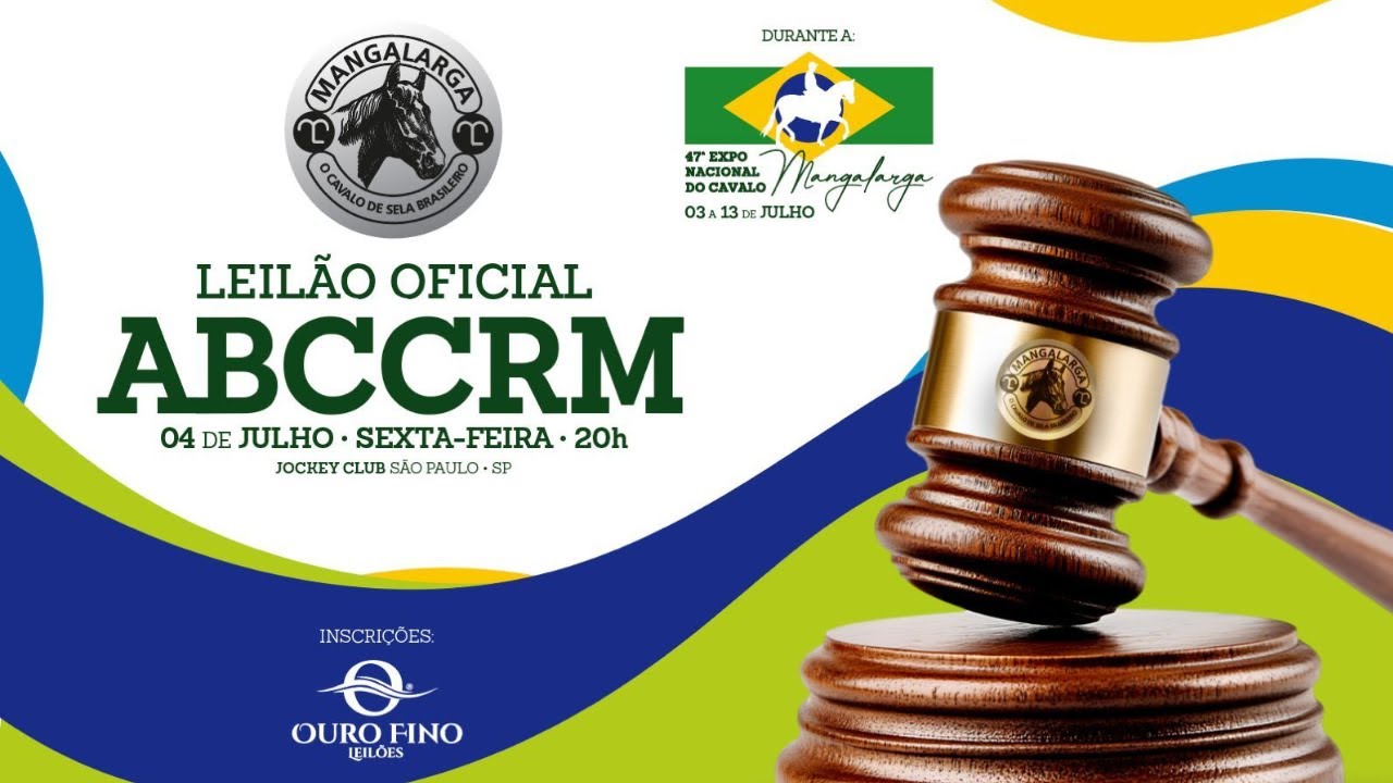 📍Leil&atilde;o Oficial ABCCRM - Ouro Fino Leil&otilde;es