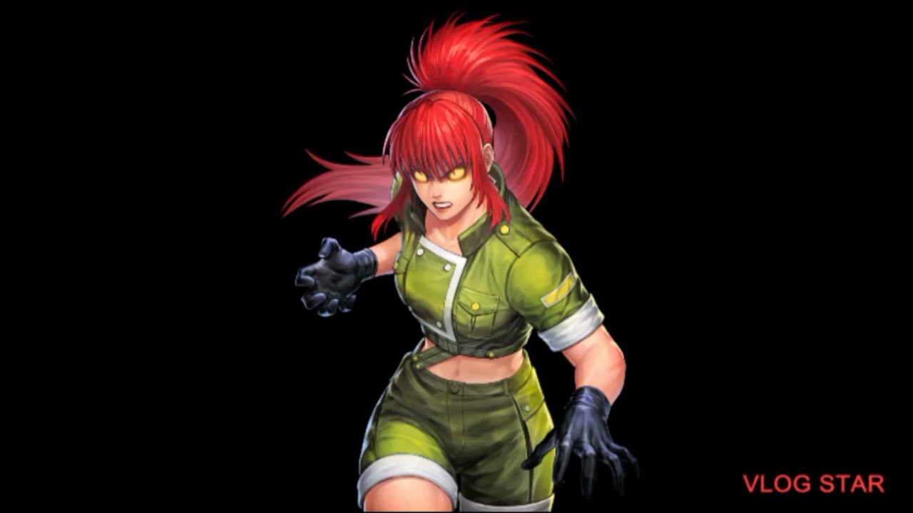Orochi Leona's Defeat Scream from KOF 97