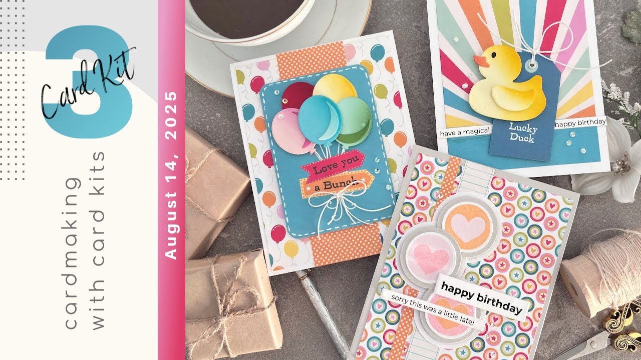 Birthday Blitz Card Making: Tips and Techniques | Simon Says Sept 2025 Card Kit | Birthday Blitz