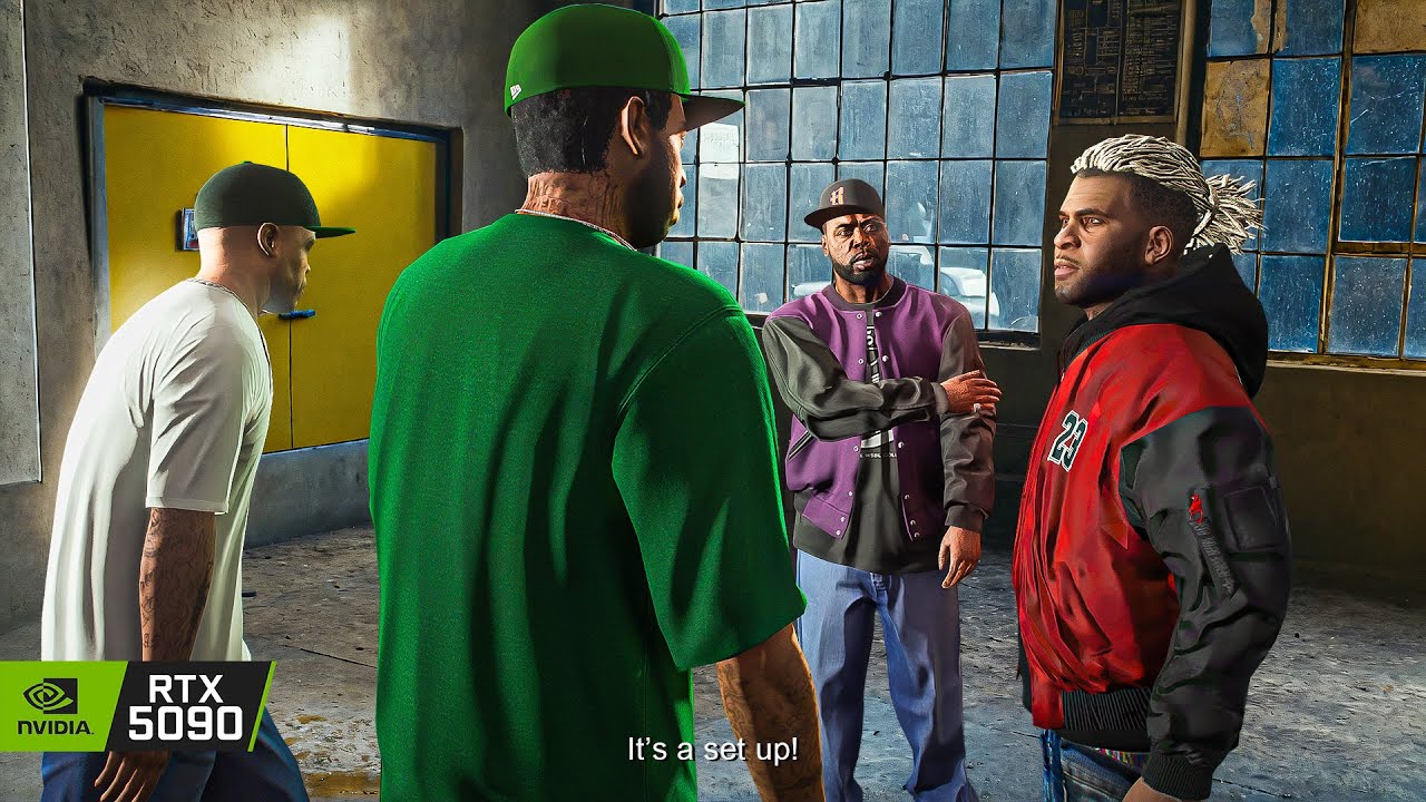 GTA 5 'The Long Stretch' Mission 8K Gameplay | RTX 5090 Remastered Graphics MOD