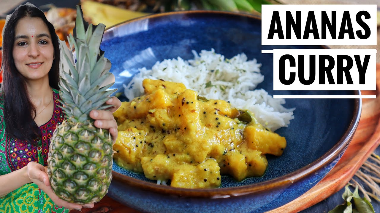 10-Minuten Ananas-Curry 🍍 | Pikant, exotisch & super einfach! Perfekt zu Reis 🍛