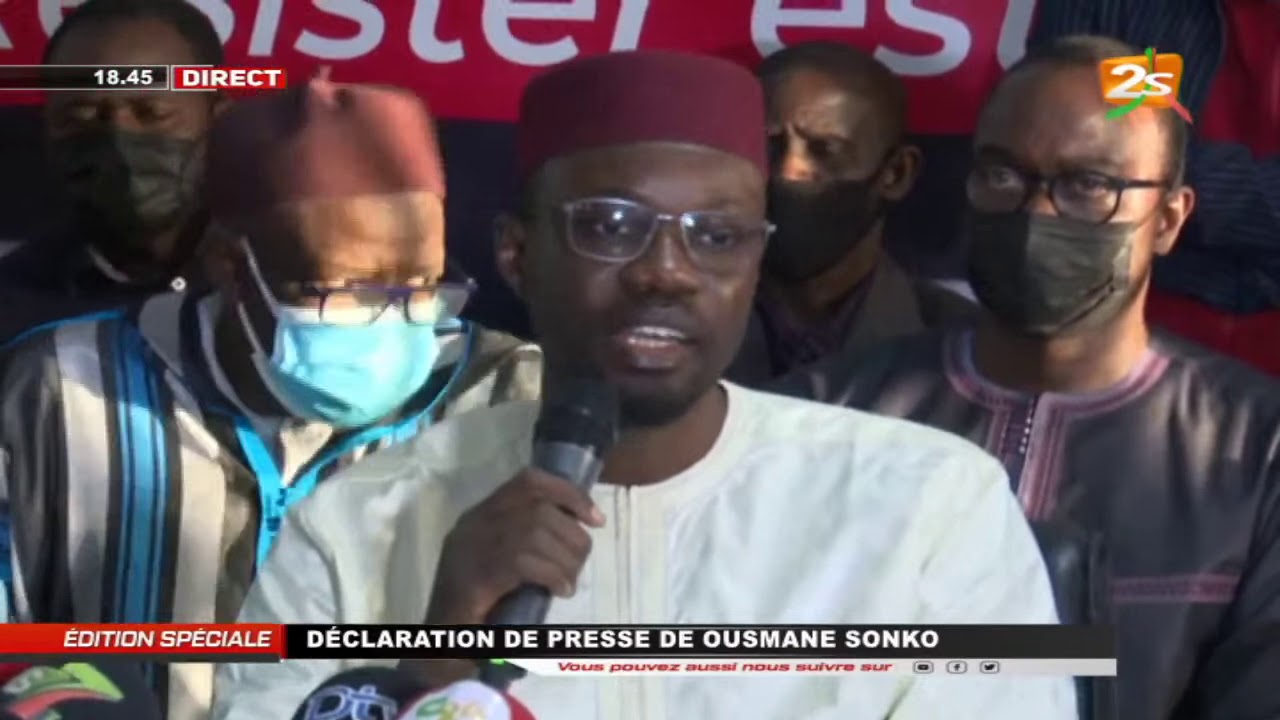 LA DECLARATION INTEGRALE DE PRESSE DE OUSMANE SONKO (EN WOLOF)
