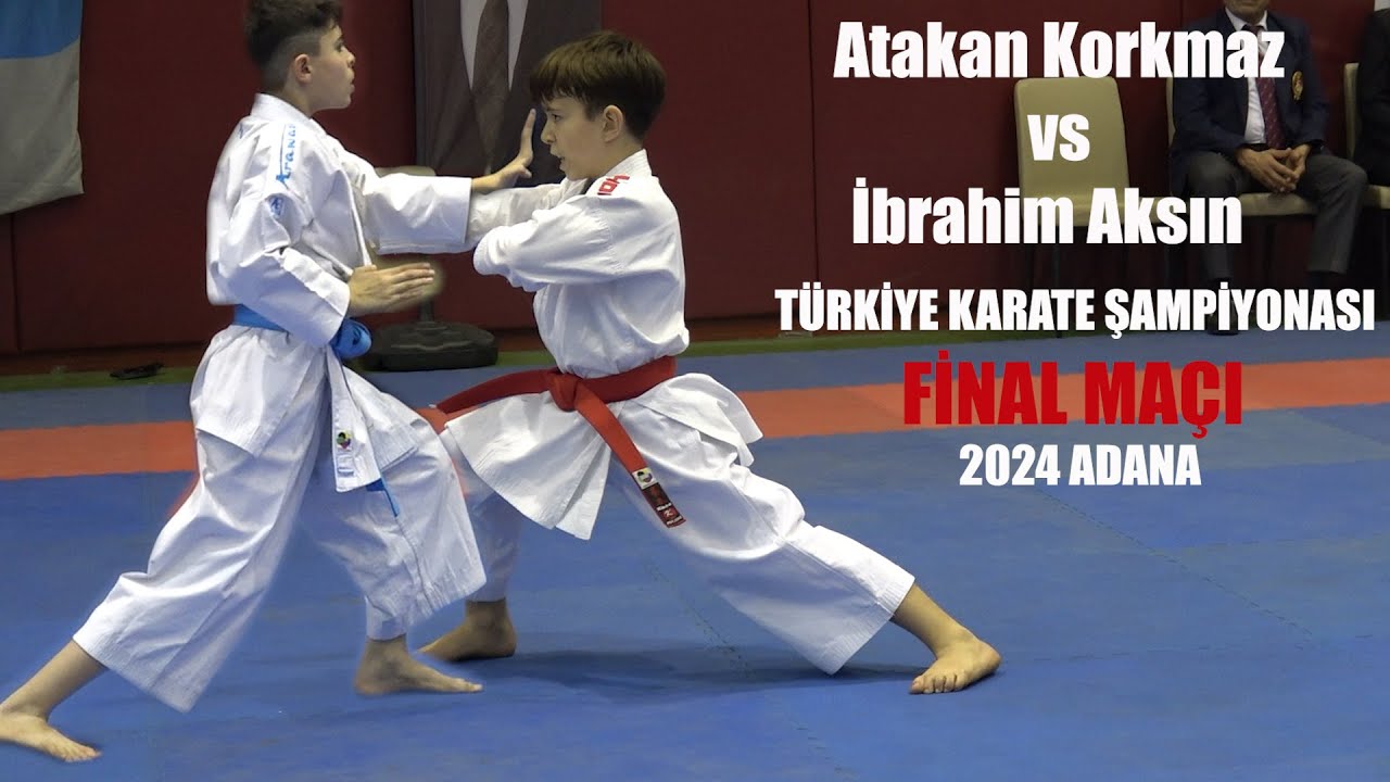 Türkiye Yıldızlar Karate Şampiyonası Final Maçı | Atakan Korkmaz vs İbrahim Aksın | 2024 Adana