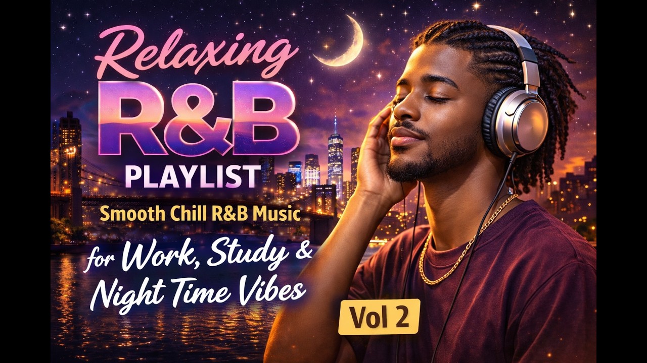 Relaxing R&B Playlist | Smooth Chill R&B Music for Work, Study & Night Time Vibes Vol 2