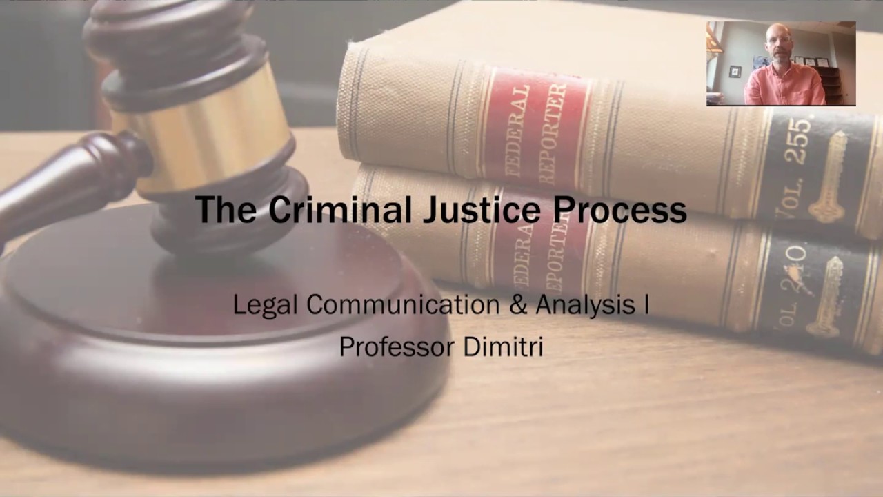 The Criminal Justice Process
