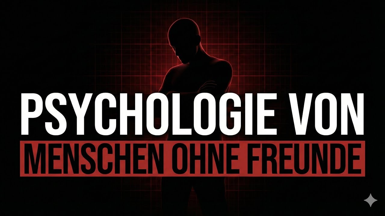5 psychologische MERKMALE von Menschen mit wenigen oder KEINEN Freunden