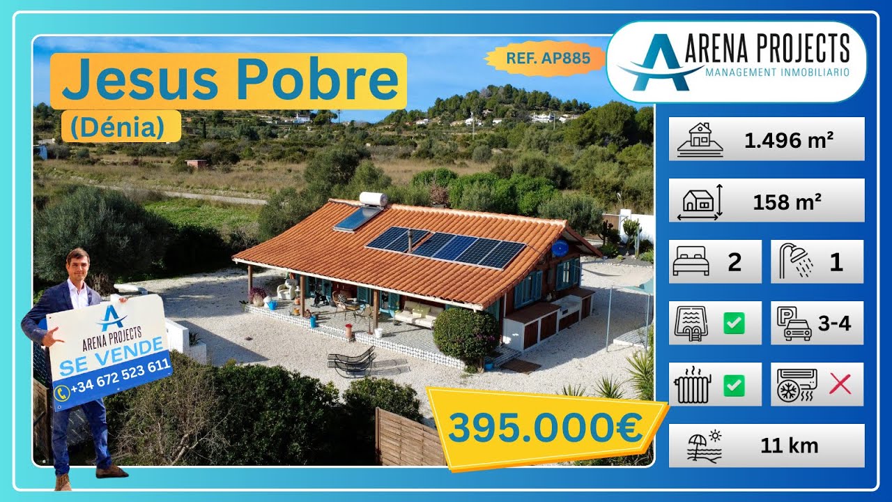 Zur Verkaufen: 🌿 Autarkes Landhaus inmitten der Natur – Jesús Pobre (Dénia)