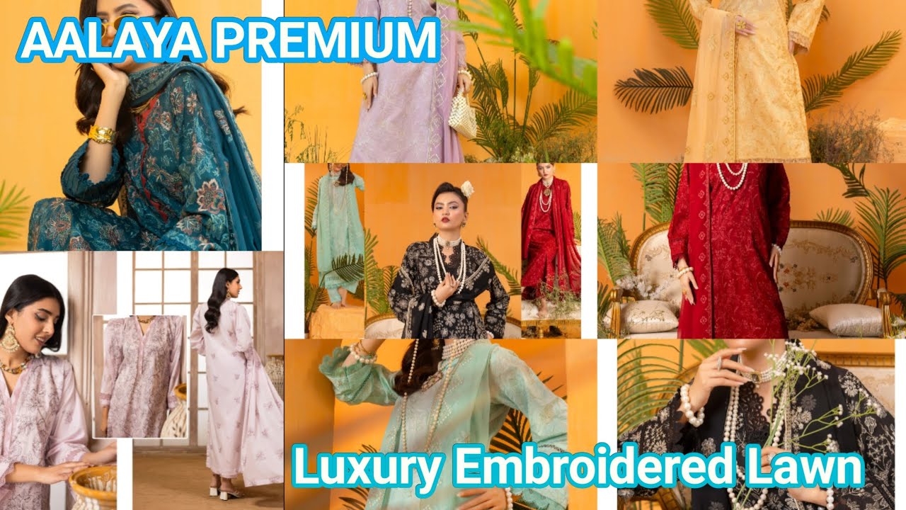 AALAYA PREMIUM LUXURY EMBROIDED LAWN COLLECTION 2026| Elegant Eid Designs #viralvideo #foryou 