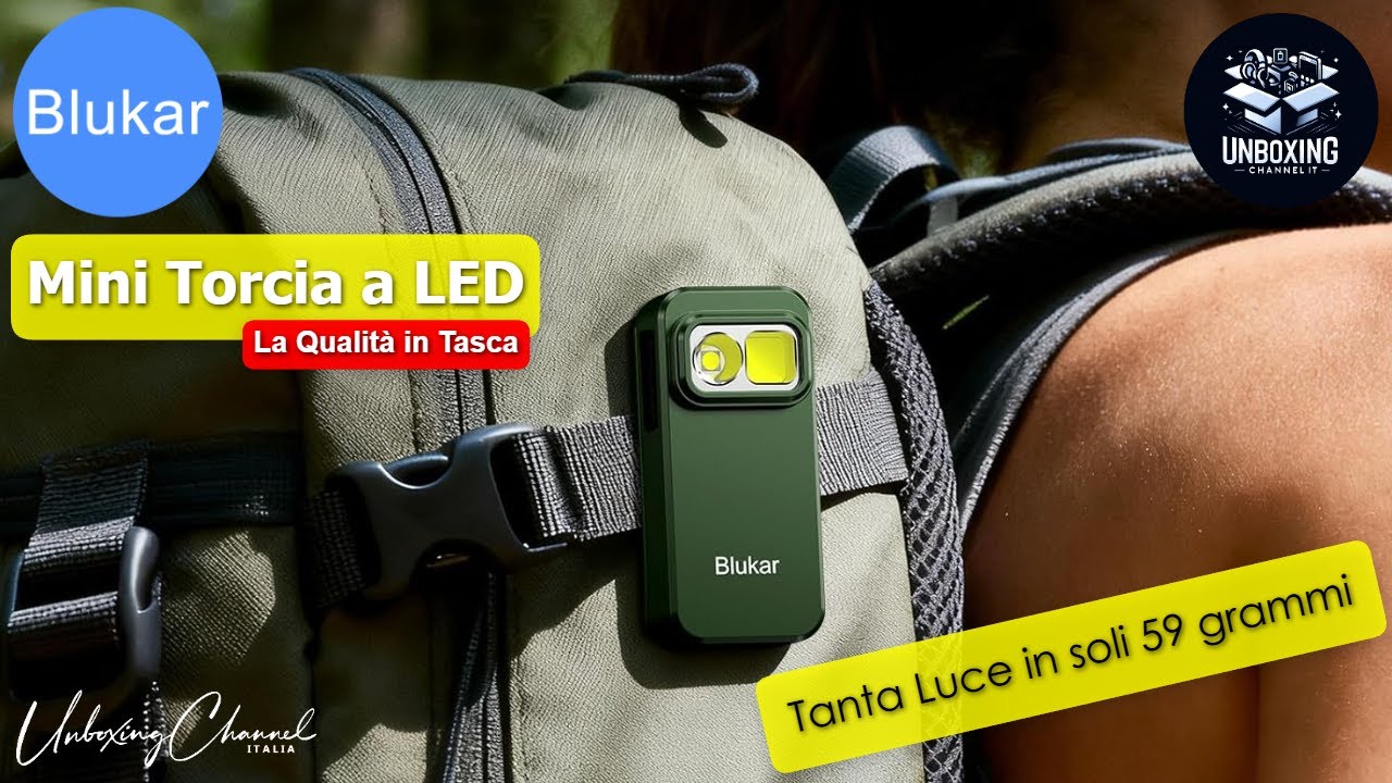 Blukar Mini Torcia Potente: La Qualità in Tasca
