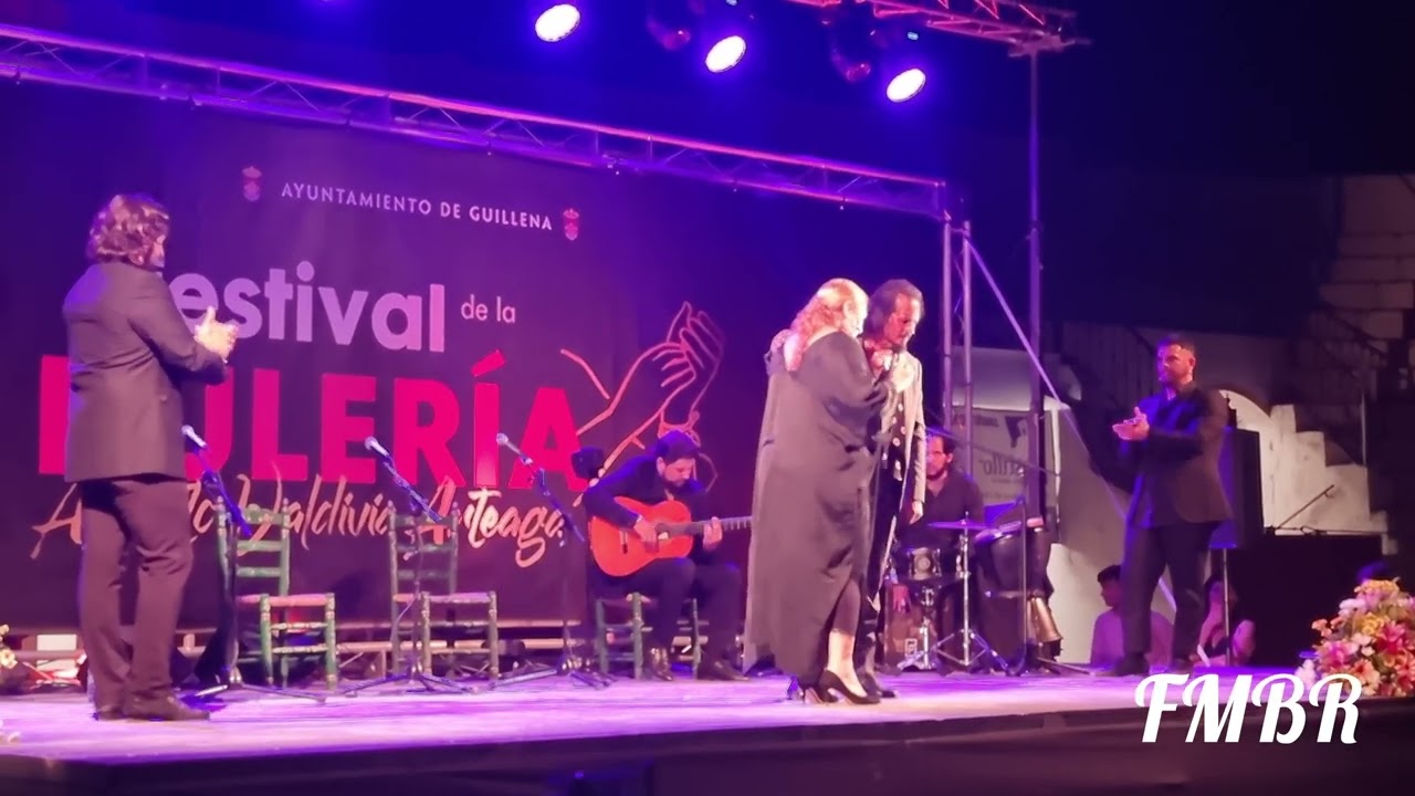 Farruquito, Maria Vizarraga, Manuel de la Nina y Ezequiel Montoya. Festival de la bulería Guillena.