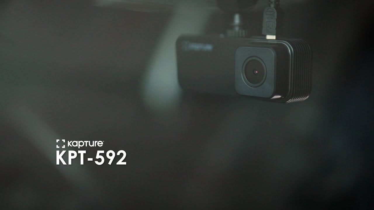 Kapture KPT-592 | Full-HD Front & Rear Dash Camera with 3.2