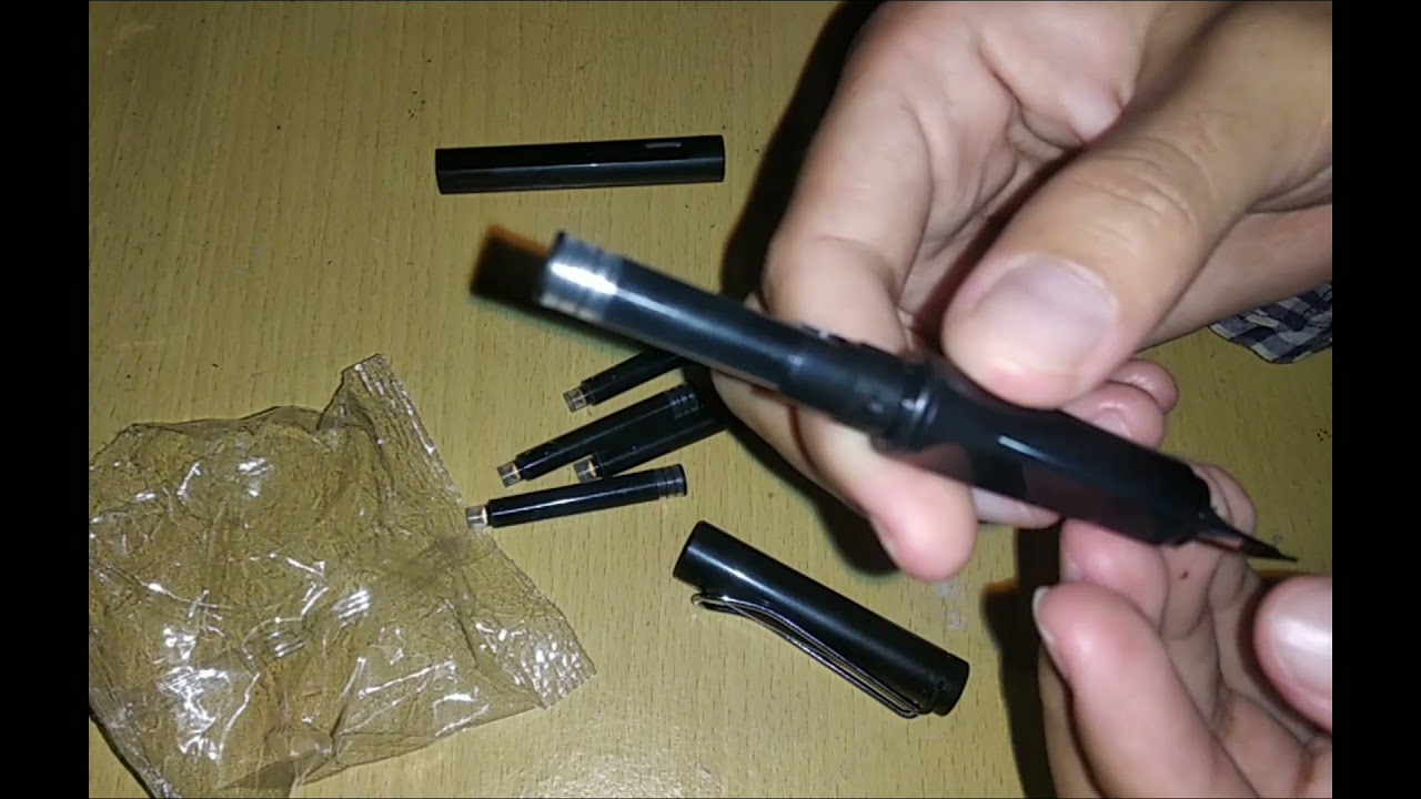 Cara pasang tinta pena fountain| pulpen fountain | pen fountain #pulpen #pen #pena #tinta #fountain