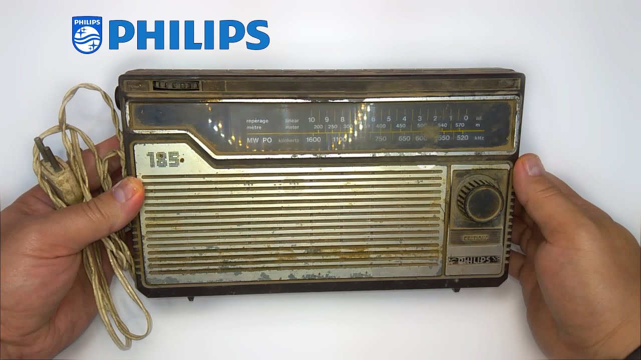 ВОССТАНОВЛЕНИЕ портативного транзисторного радио PHILIPS 70-х годов