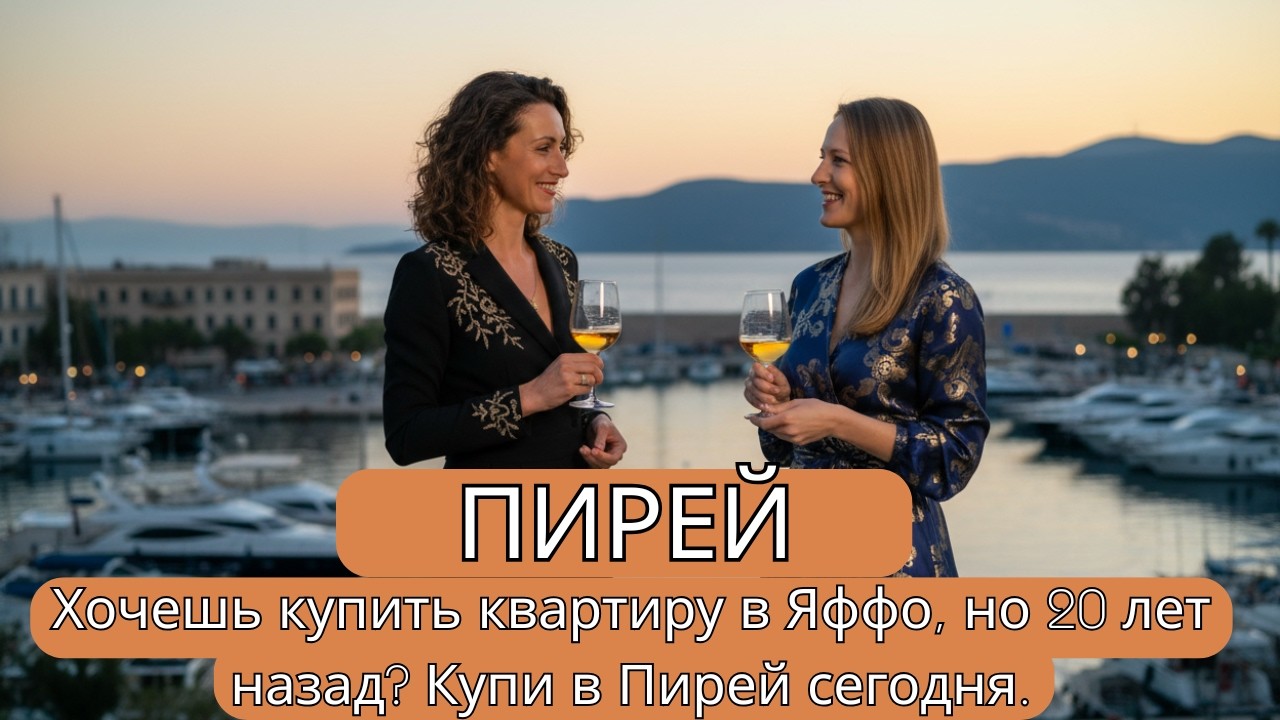 Хочешь купить квартиру в Яффо, но 20 лет назад? Купи в Пирей сегодня.