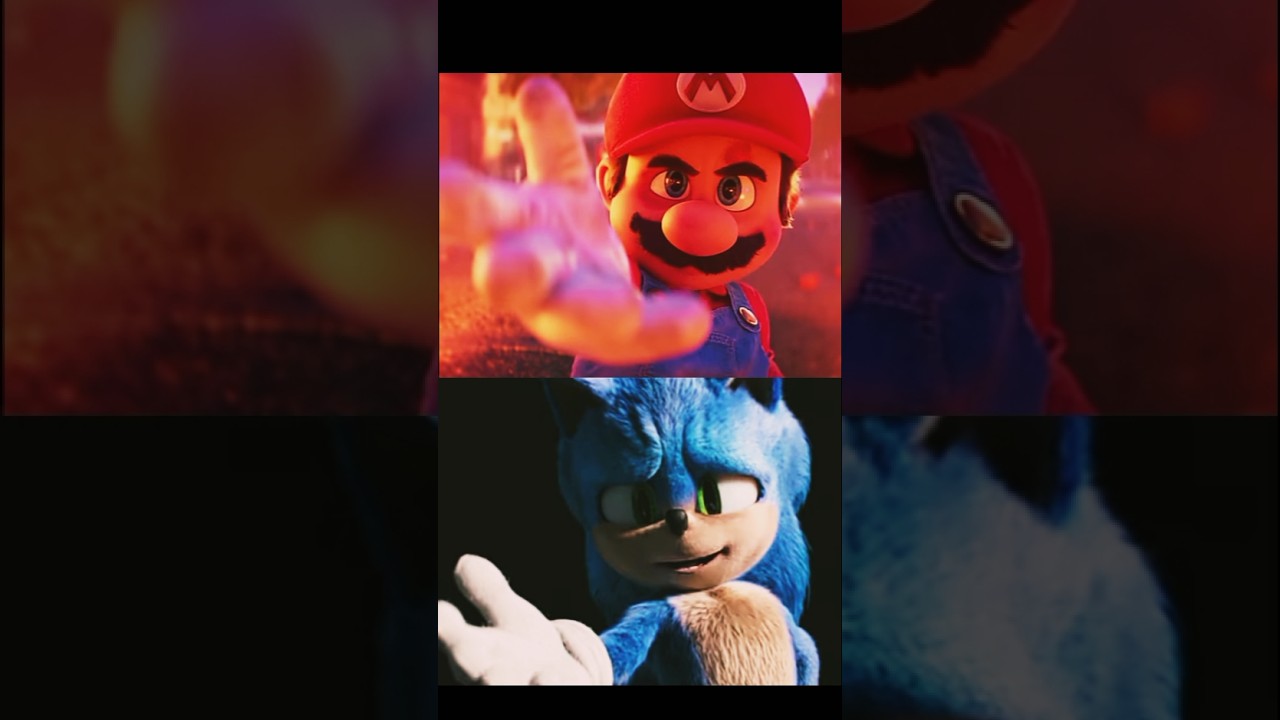 Did Sega copy Sonic 3 from the Mario movie? / edit / #shorts