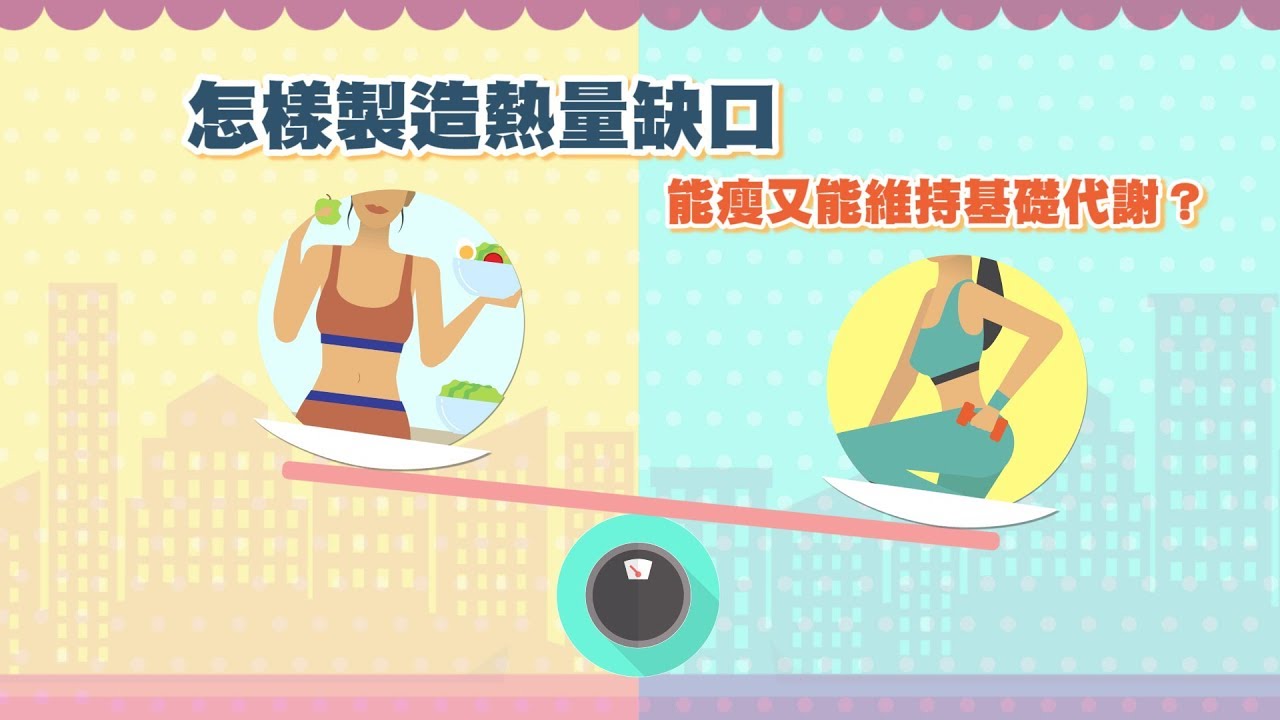 【邱醫幫你瘦】怎樣製造熱量缺口，才能變瘦又能維持身體的基礎代謝？