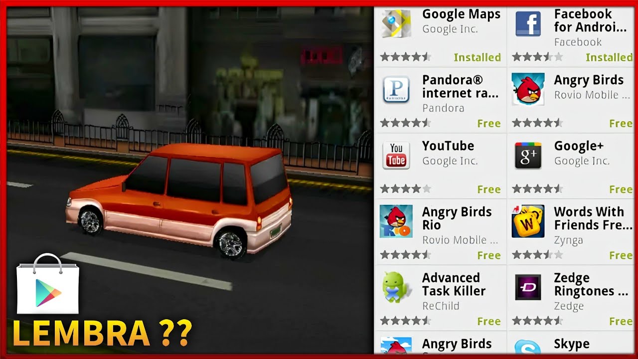 Play store de 2012 kkkkk - testando jogos antigos