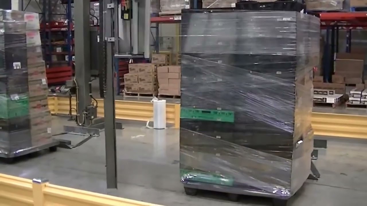 Cousins Packaging - 4100 Ultra Automatic Stretch Wrapper in Tandem