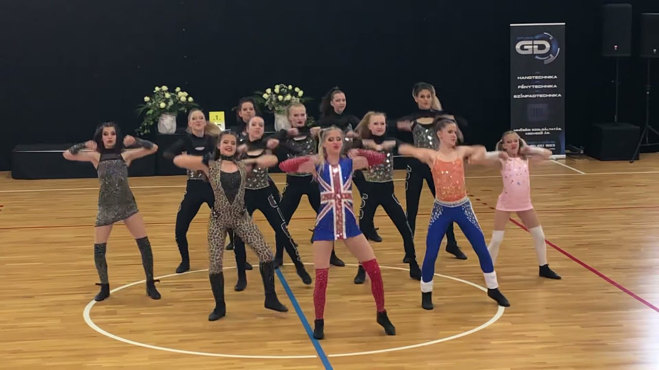 2022.05.28 Fireballs - Girls nagyformáció, Főnix SE, döntő, OB, Dunaharaszti