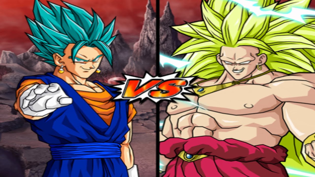 DBZ Budokai Tenkaichi 4 Mods - Vegito Blue vs SSJ3 Broly (CPU vs CPU)