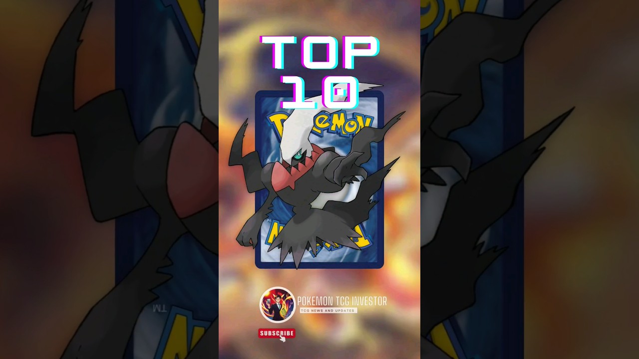 Most Valuable Darkrai Pokemon Cards! #darkrai #pokemoncards #pokemon #shorts