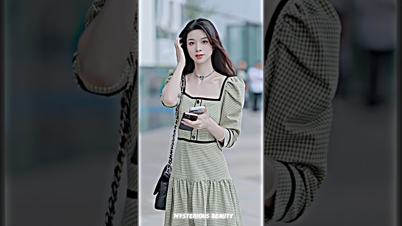 Mejores street fashion tik tok 2024 hottest chinese girl 🔥 || 