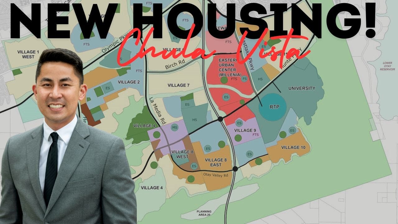New housing and upcoming developments in Chula Vista, CA! There is a lot coming down the pipeline.