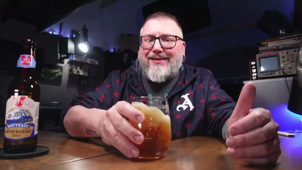 Massive Beer Review 4335 Victory Brewing Koffee Kake TastyKake Coffee Cake Ale