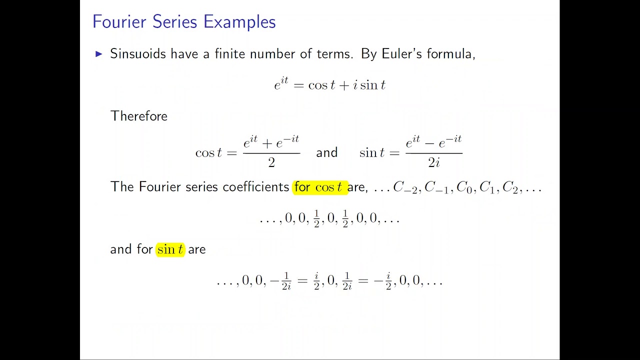 Continuation of Fourier series analysis of period signals. Why and How to do it?