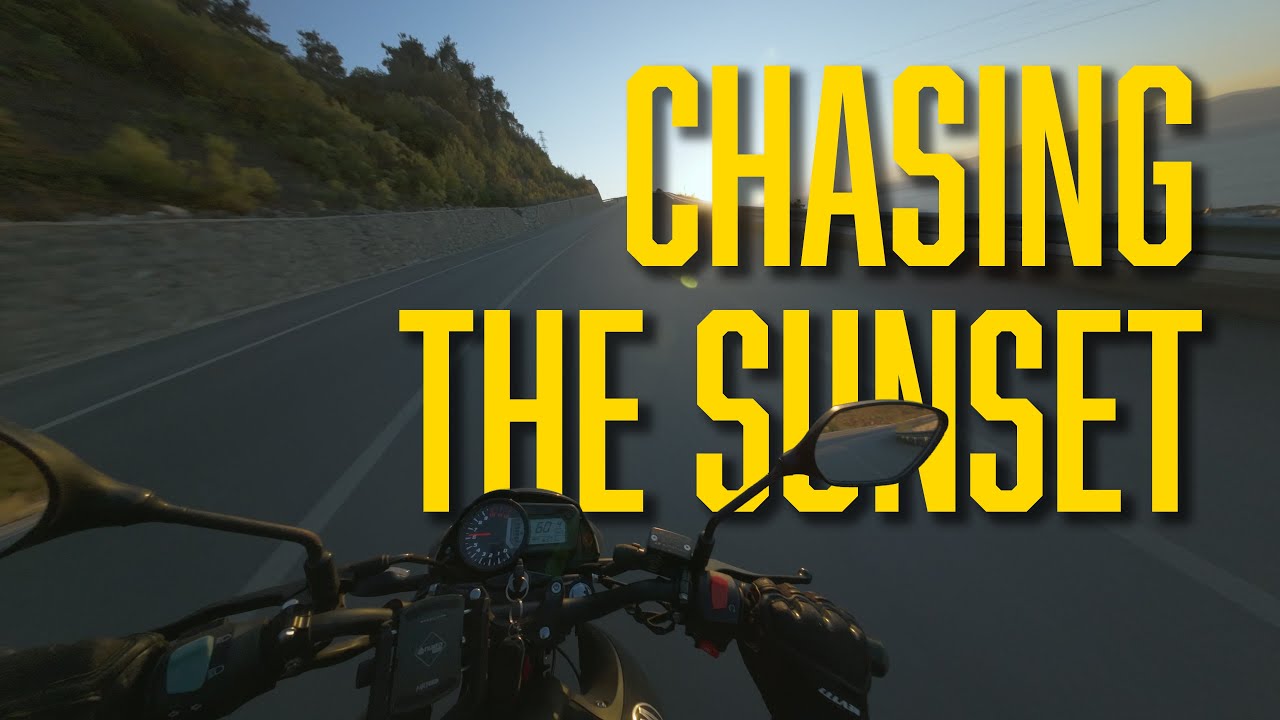 Chasing the Sunset | Pure Motorcycle Ride on Winding Roads